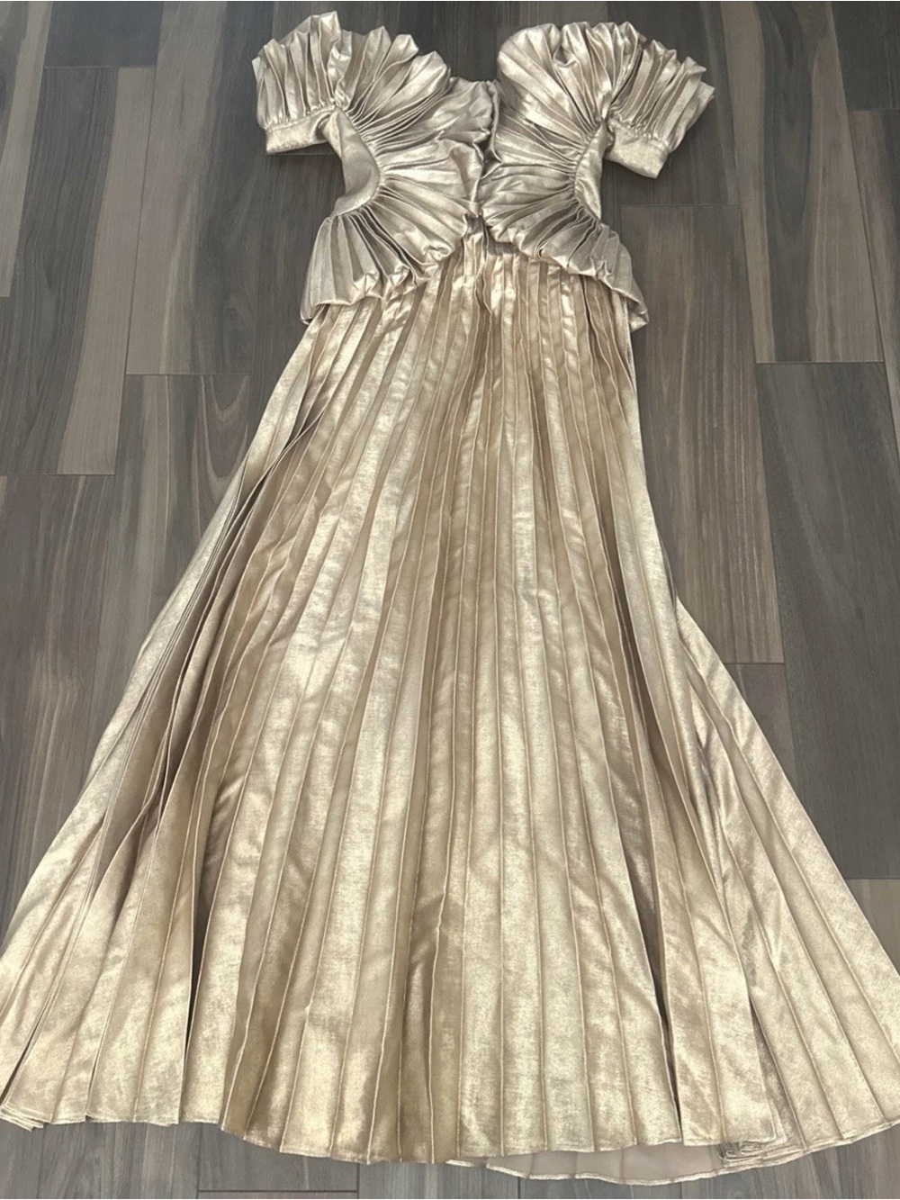 Acler Hillsome Maxi Dress in Gold Size - 2 - Picture 8 of 13